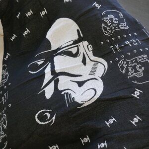 STAR WARS Trilogy Stormtrooper Imperial Throw TIE blanket Empire Disney 48x60